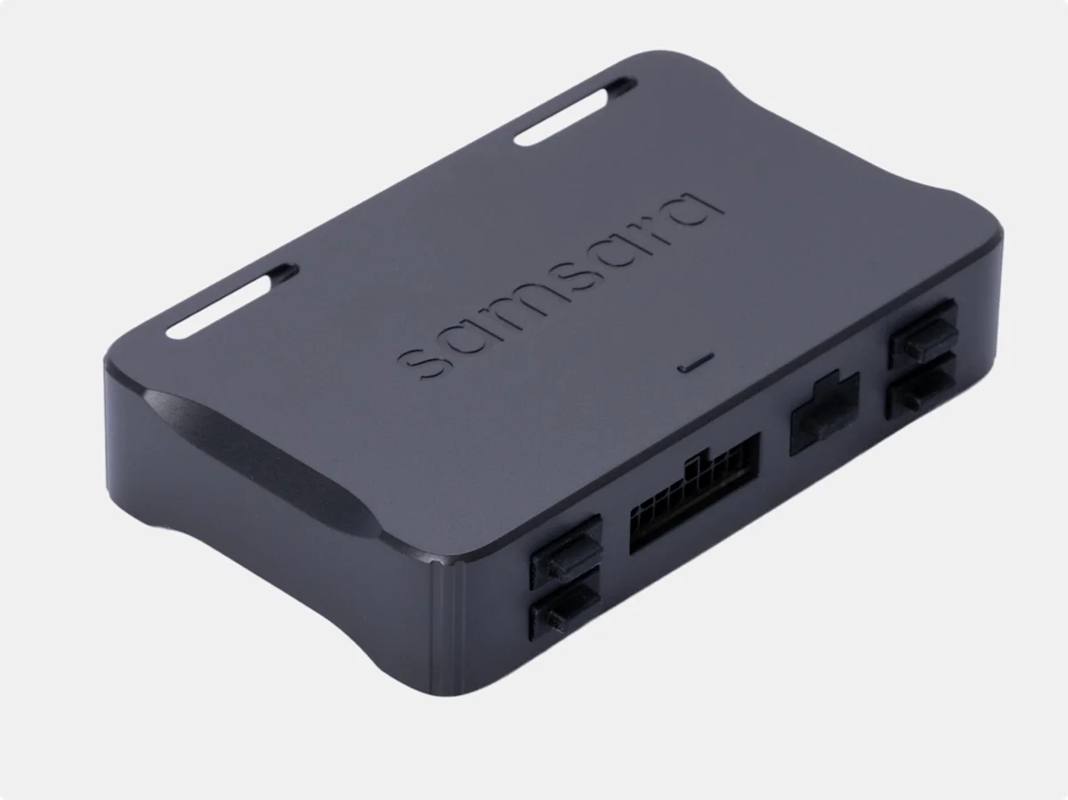 Samsara vehicle gateway hardware installed and configured by Vidmatics